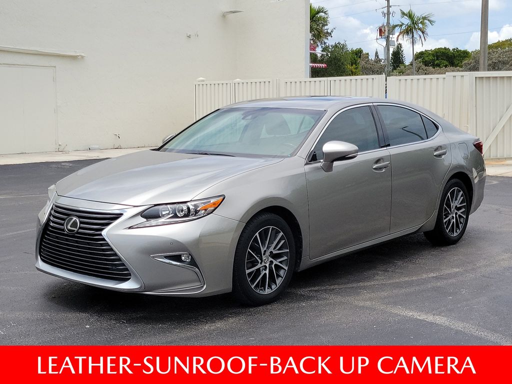 Silver 2017 Lexus ES Sedan Front-Wheel Drive 6-Speed Automatic