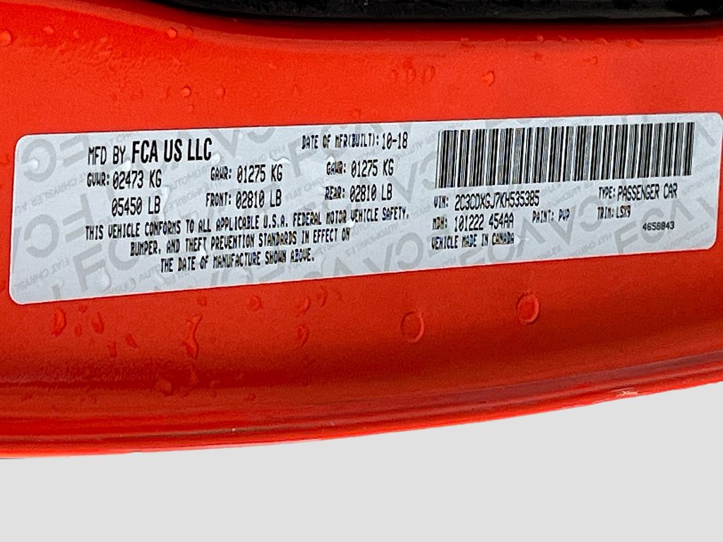 Used 2019 Orange Dodge R/T Scat Pack image 31