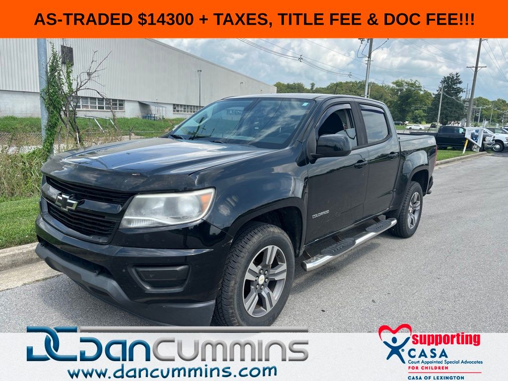 Black 2018 Chevrolet Colorado Pickup Truck Four-Wheel Drive 8-Speed Automatic