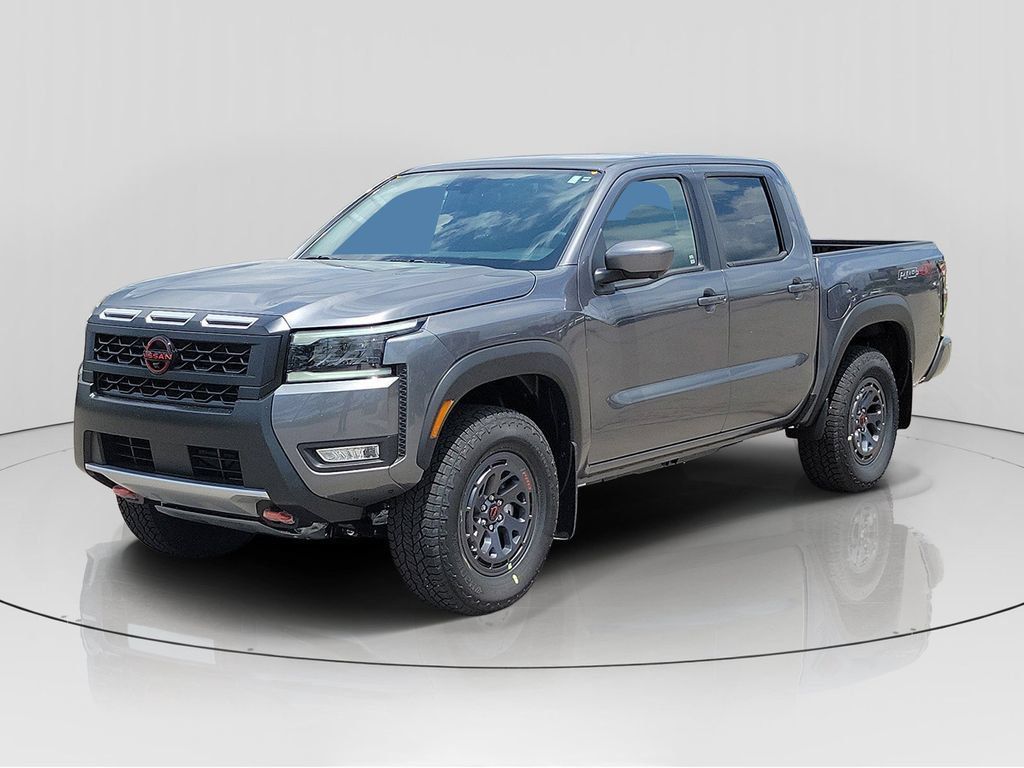 Gray (Gun Metallic) 2026 Nissan Frontier Pickup Truck Four-Wheel Drive 9-Speed Automatic Overdrive