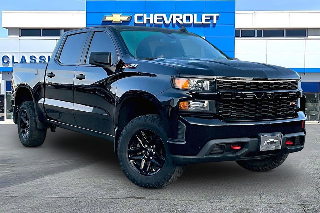 Black 2022 Chevrolet Silverado 1500 Pickup Truck Four-Wheel Drive 8-Speed Automatic