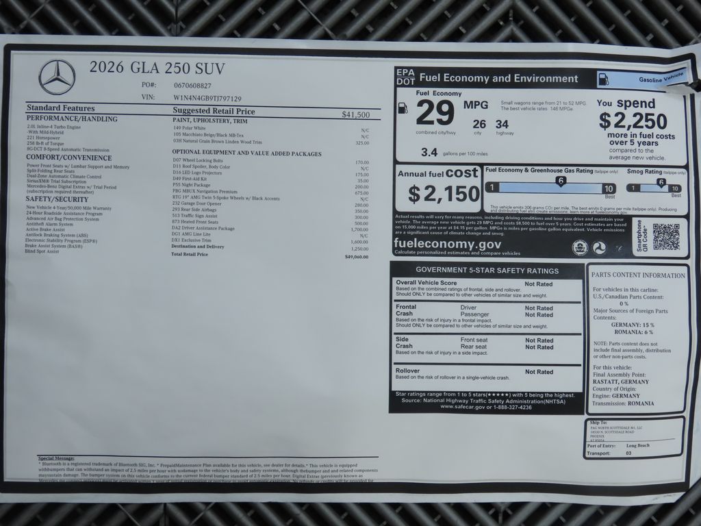 Thumbnail: 2026 Mercedes-Benz GLA - 9
