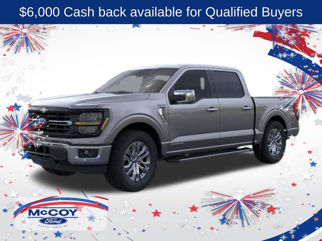 Carbonized Gray Metallic 2025 Ford F-150 Pickup Truck Four-Wheel Drive Automatic