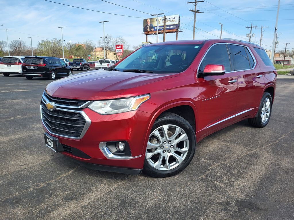 Cajun Red Tintcoat 2018 Chevrolet Traverse Premier FWD SUV / Crossover Front-Wheel Drive 9-Speed Automatic