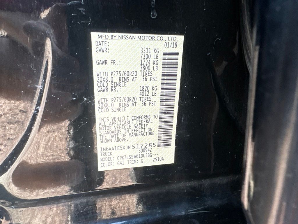 Used 2018 Nissan Titan Truck