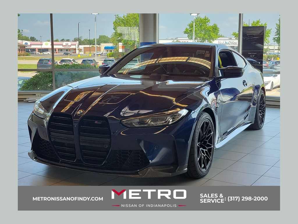 Tanzanite Blue II Metallic 2024 BMW M4 Coupe Rear-Wheel Drive 8-Speed Automatic