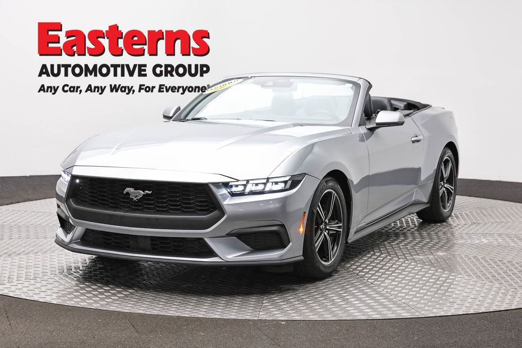 Silver Metallic 2025 Ford Mustang EcoBoost Premium Convertible RWD Convertible Rear-Wheel Drive Automatic