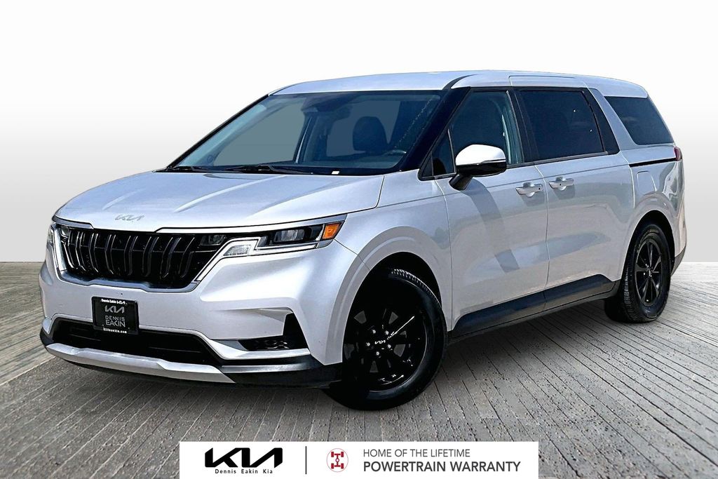 Silky Silver 2022 Kia Carnival Minivan Front-Wheel Drive 8-Speed Automatic