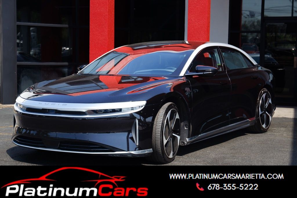 Infinite Black Metallic 2023 Lucid Air Touring AWD Sedan All-Wheel Drive 1-Speed Automatic