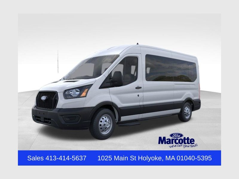 Oxford White 2026 Ford Transit Passenger Van All-Wheel Drive 