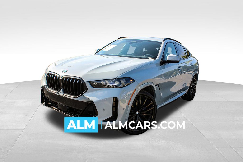 Gray 2024 BMW X6 SUV / Crossover All-Wheel Drive 8-Speed Automatic