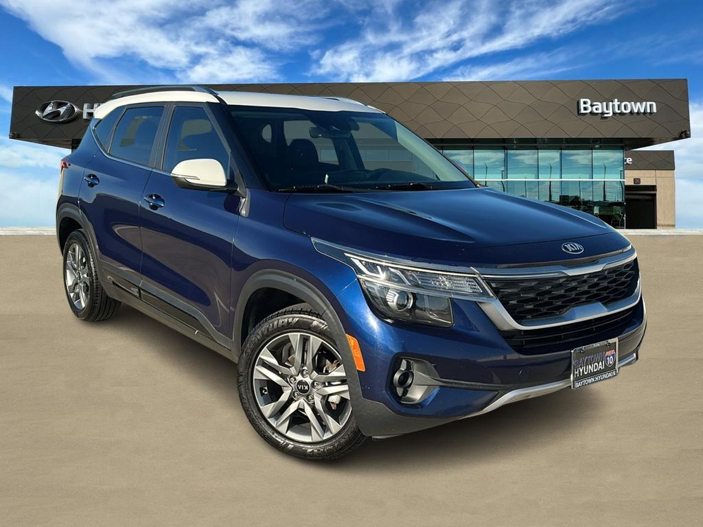 2021 Kia Seltos S Blue at Bayshore Chrysler Jeep Dodge Ram