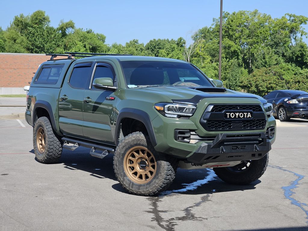 Army Green 2020 Toyota Tacoma Pickup Truck Four-Wheel Drive 6-Speed Automatic