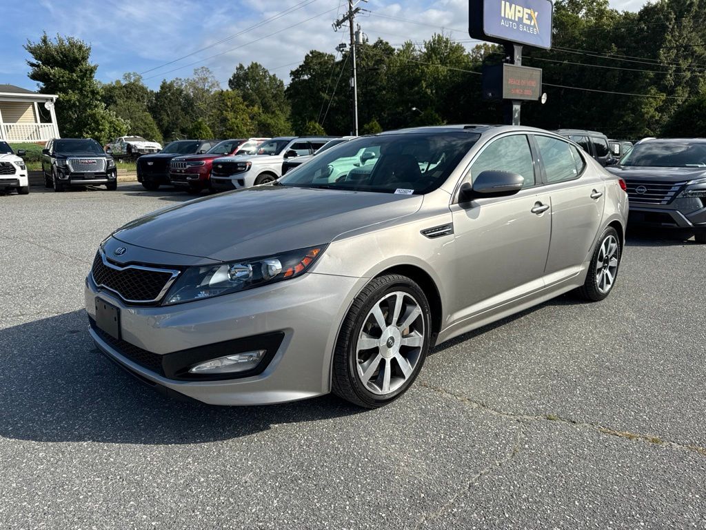 Satin Metal Metallic 2013 Kia Optima Sedan Front-Wheel Drive 6-Speed Automatic