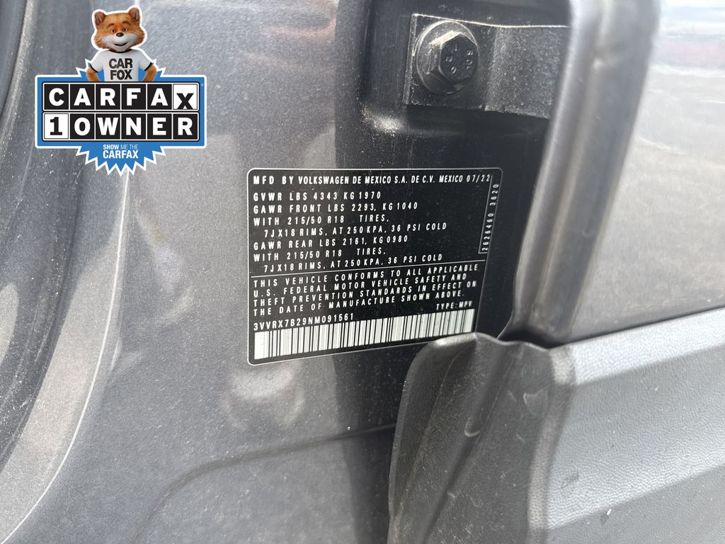 2022 Volkswagen Taos 1.5T SE Gray at DeMontrond Auto Country