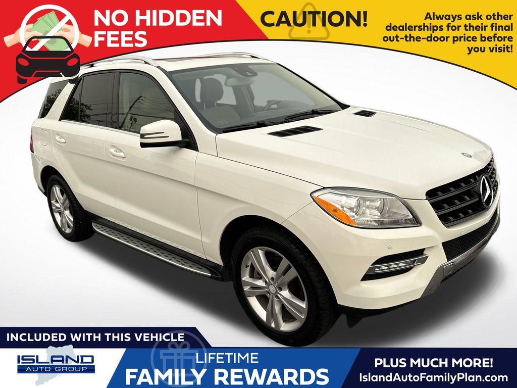 Diamond White Metallic 2014 Mercedes-Benz M-Class SUV / Crossover All-Wheel Drive 7-Speed Automatic