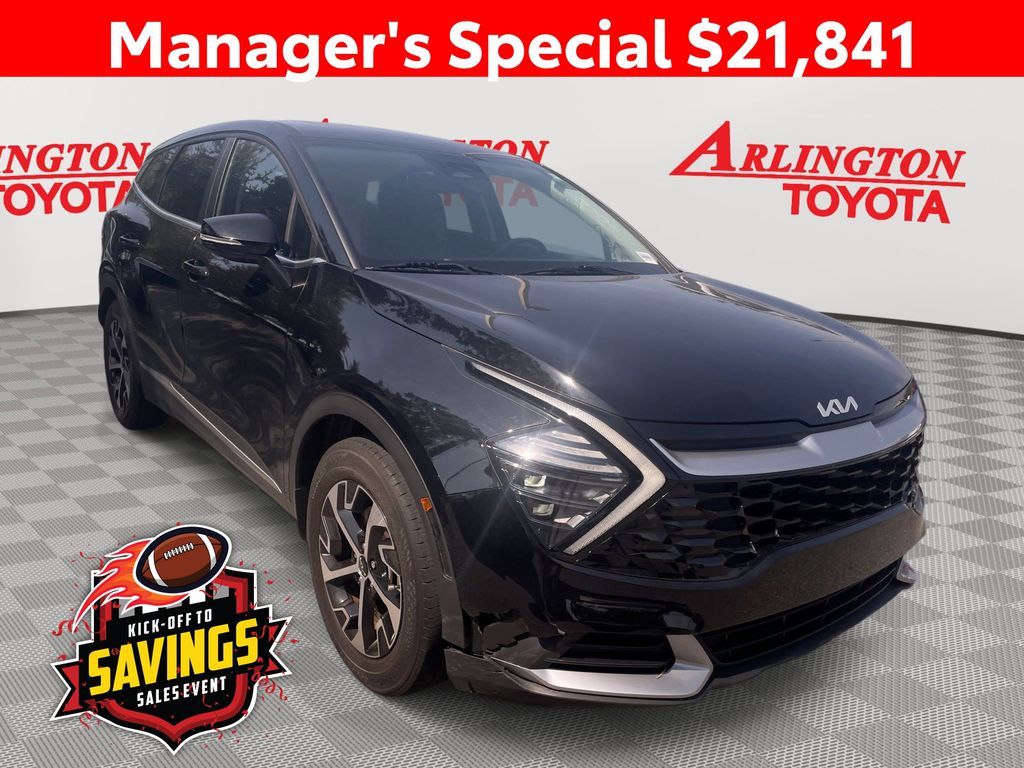 Ebony Black 2024 Kia Sportage SUV / Crossover Front-Wheel Drive 8-Speed Automatic