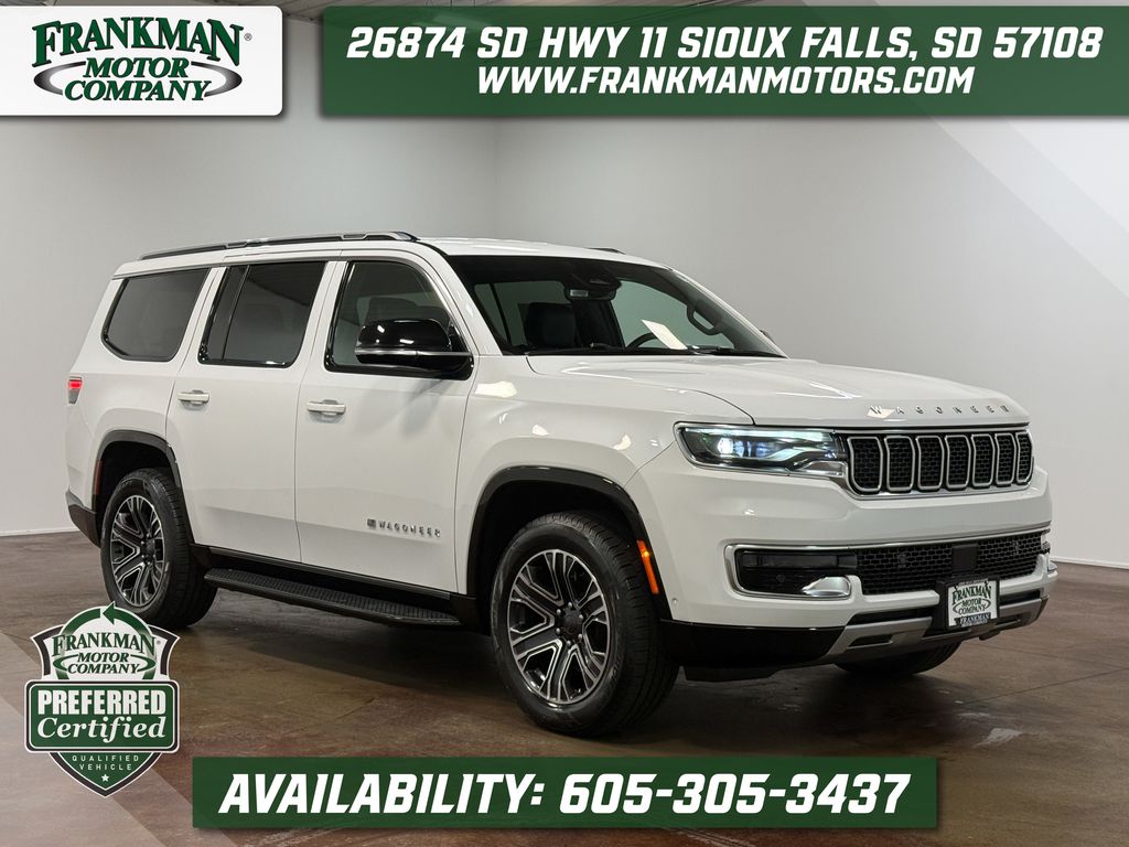 Bright White Clearcoat 2024 Jeep Wagoneer SUV / Crossover Four-Wheel Drive 8-Speed Automatic