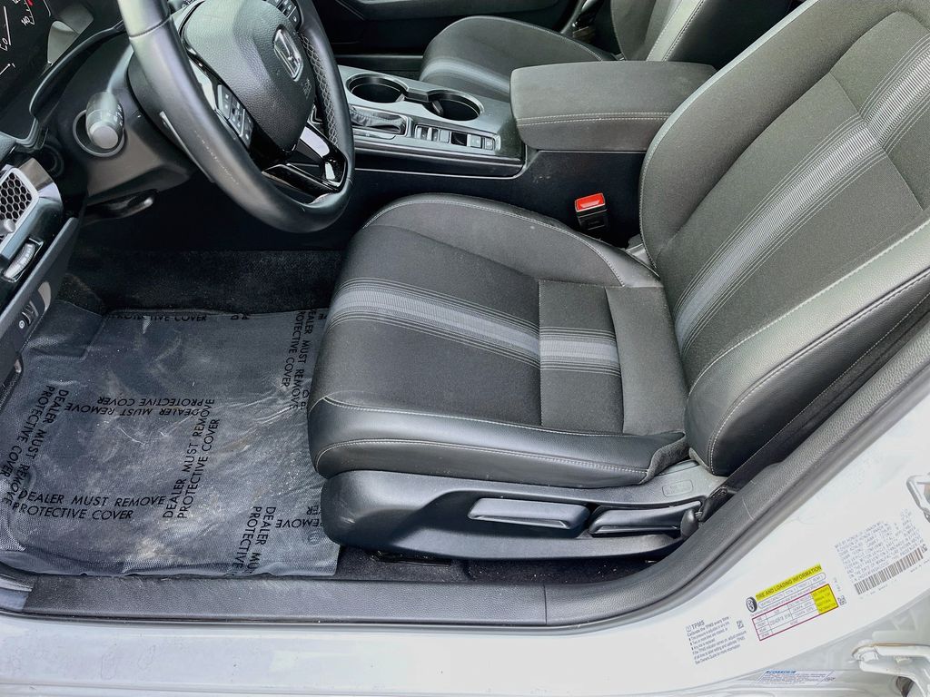 2025 Honda Civic Hybrid Sport White at Classic Elite Chevrolet Sugar Land