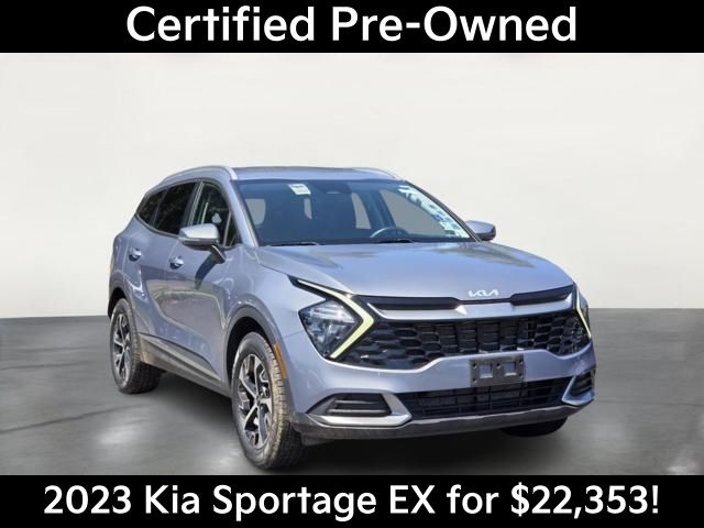 Everlasting Silver 2023 Kia Sportage SUV / Crossover All-Wheel Drive 8-Speed Automatic