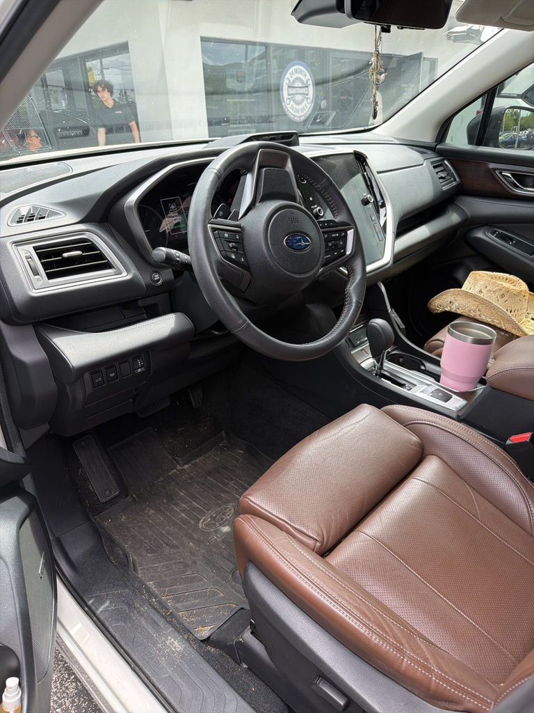 Crystal White Pearl 2024 Subaru Ascent Touring AWD SUV / Crossover All-Wheel Drive Continuously Variable Transmission