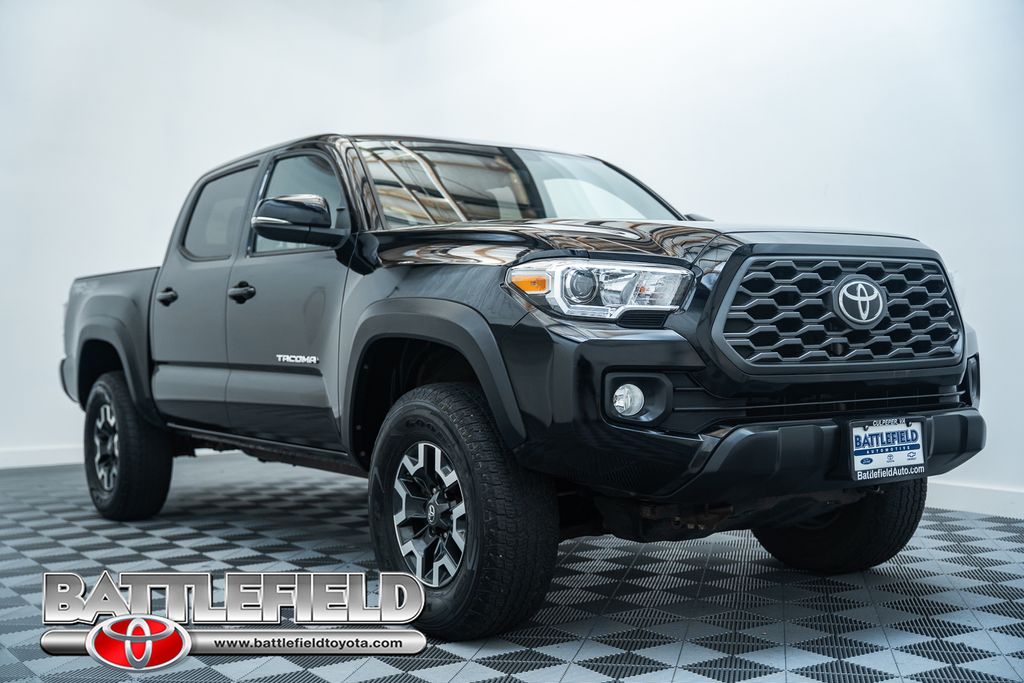 Midnight Black Metallic 2020 Toyota Tacoma Pickup Truck Four-Wheel Drive 6-Speed Automatic