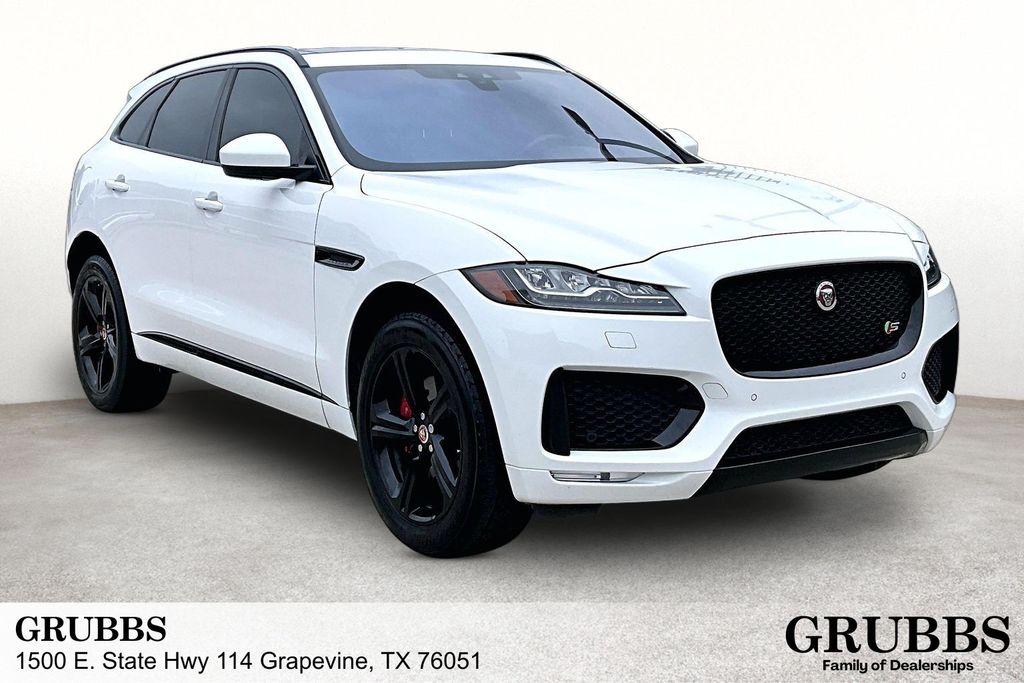 Polaris White 2017 Jaguar F-PACE S AWD SUV / Crossover All-Wheel Drive 8-Speed Automatic