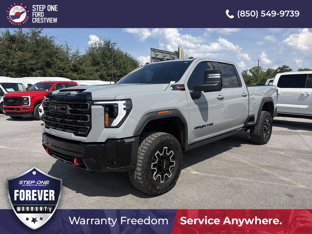 Thunderstorm Gray 2025 GMC Sierra 2500HD Pickup Truck Four-Wheel Drive Automatic