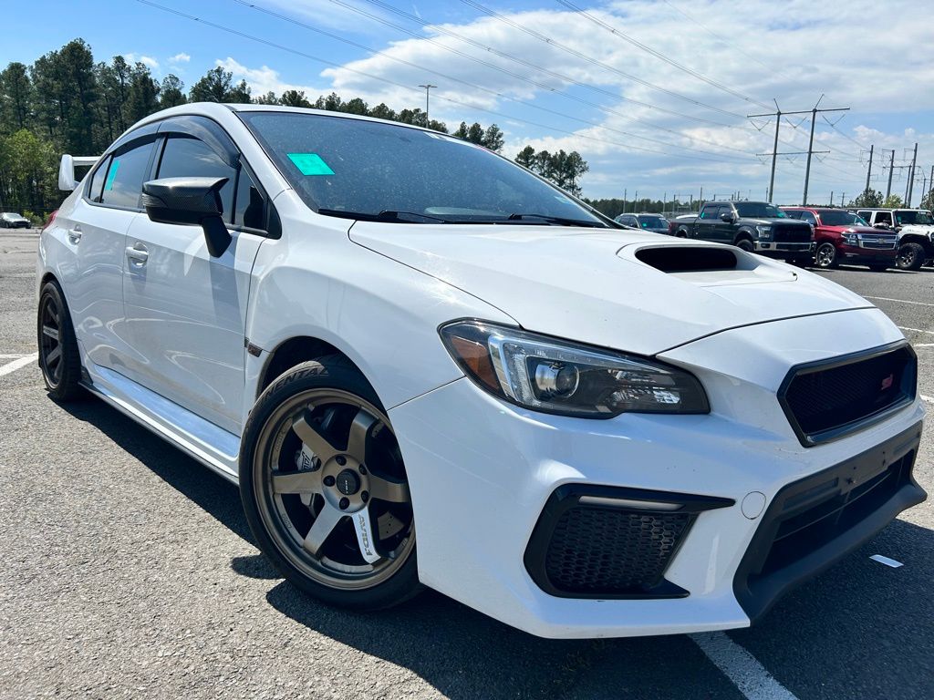 Red 2020 Subaru WRX STI AWD Sedan All-Wheel Drive 6-Speed Manual