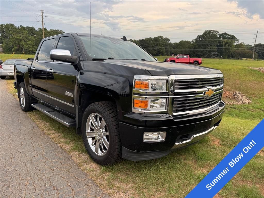 Black 2015 Chevrolet Silverado 1500 Pickup Truck Four-Wheel Drive 6-Speed Automatic Overdrive