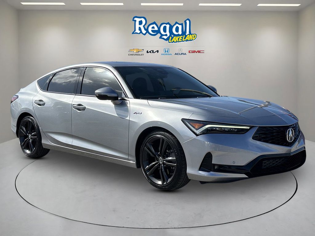 Lunar Silver Metallic 2024 Acura Integra FWD with Technology and A-SPEC Package Sedan Front-Wheel Drive Continuously Variable Transmission