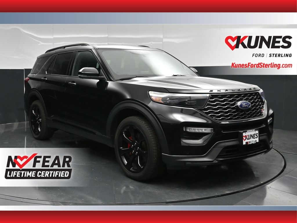 Black Metallic 2023 Ford Explorer SUV / Crossover All-Wheel Drive Automatic