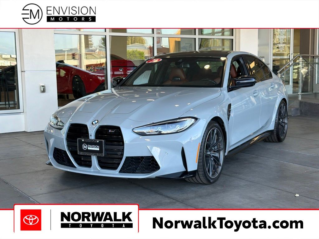 Gray Metallic 2021 BMW M3 Sedan Rear-Wheel Drive 8-Speed Automatic