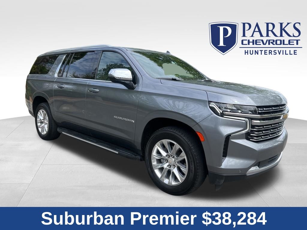 Gray (Satin Steel Metallic) 2022 Chevrolet Suburban Premier RWD SUV / Crossover 4X2 10-Speed Automatic