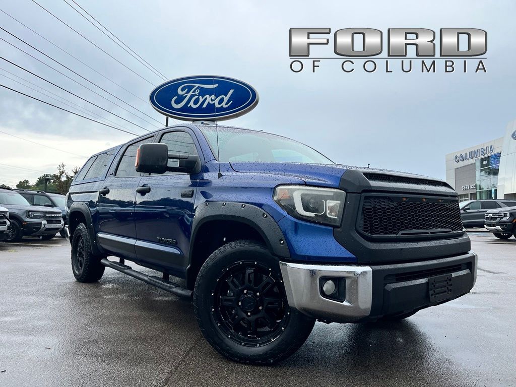 Blue Ribbon Metallic 2015 Toyota Tundra Pickup Truck Four-Wheel Drive 6-Speed Automatic Overdrive