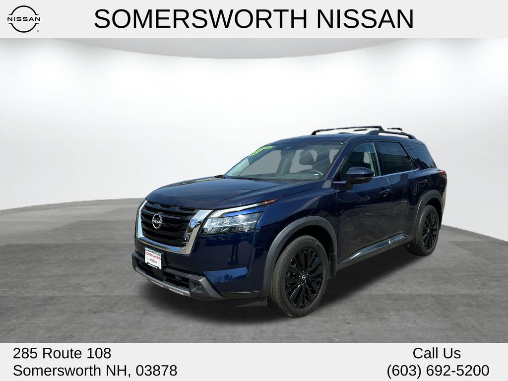 Deep Ocean Blue Pearl 2023 Nissan Pathfinder Platinum 4WD SUV / Crossover All-Wheel Drive 9-Speed Automatic