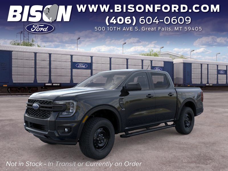 Shadow Black 2026 Ford Ranger Pickup Truck Four-Wheel Drive Automatic