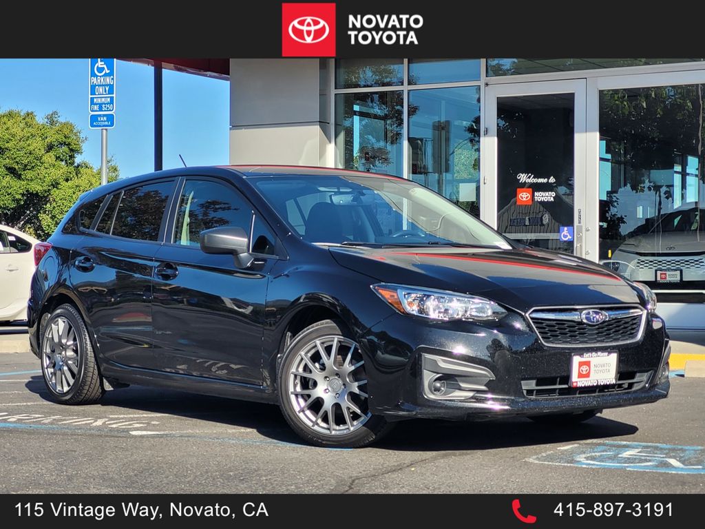 Crystal Black Silica 2019 Subaru Impreza Hatchback All-Wheel Drive Continuously Variable Transmission