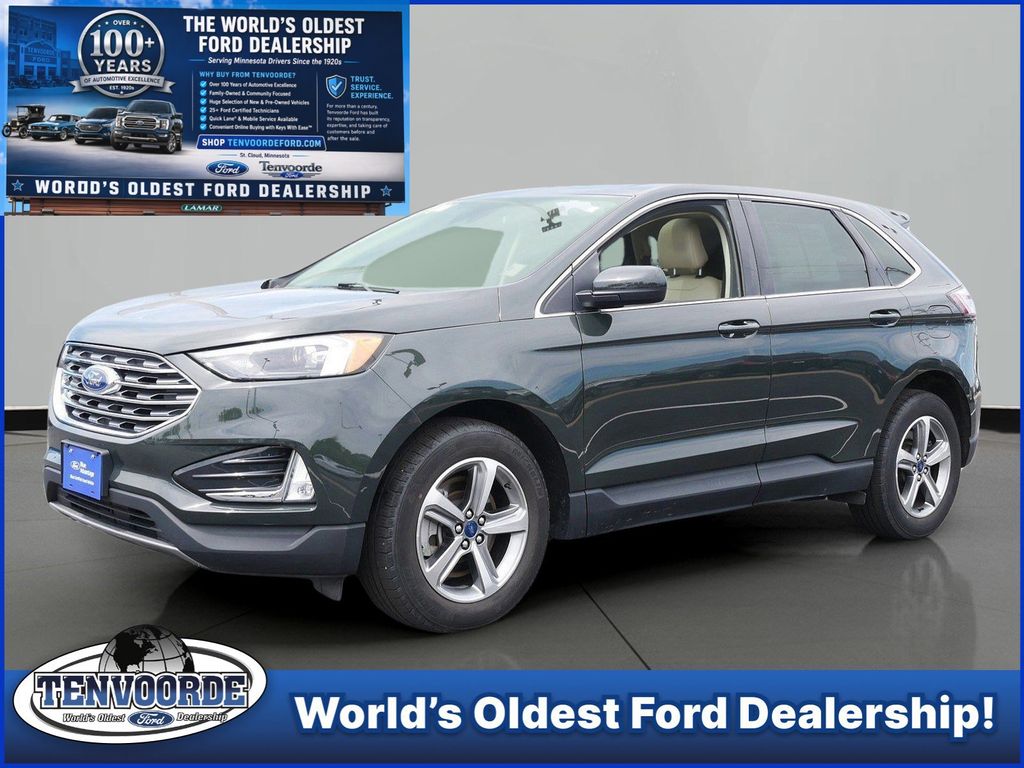 Green Metallic 2022 Ford Edge SUV / Crossover All-Wheel Drive 8-Speed Automatic