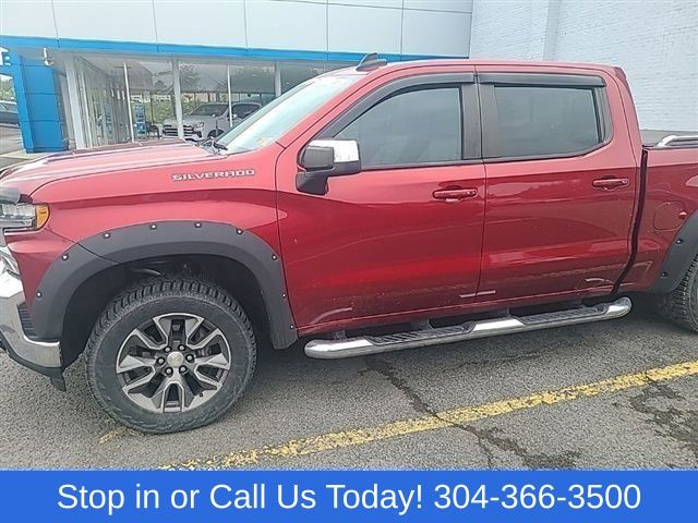 Cajun Red Tintcoat 2019 Chevrolet Silverado 1500 LT Crew Cab 4WD Pickup Truck Four-Wheel Drive 8-Speed Automatic