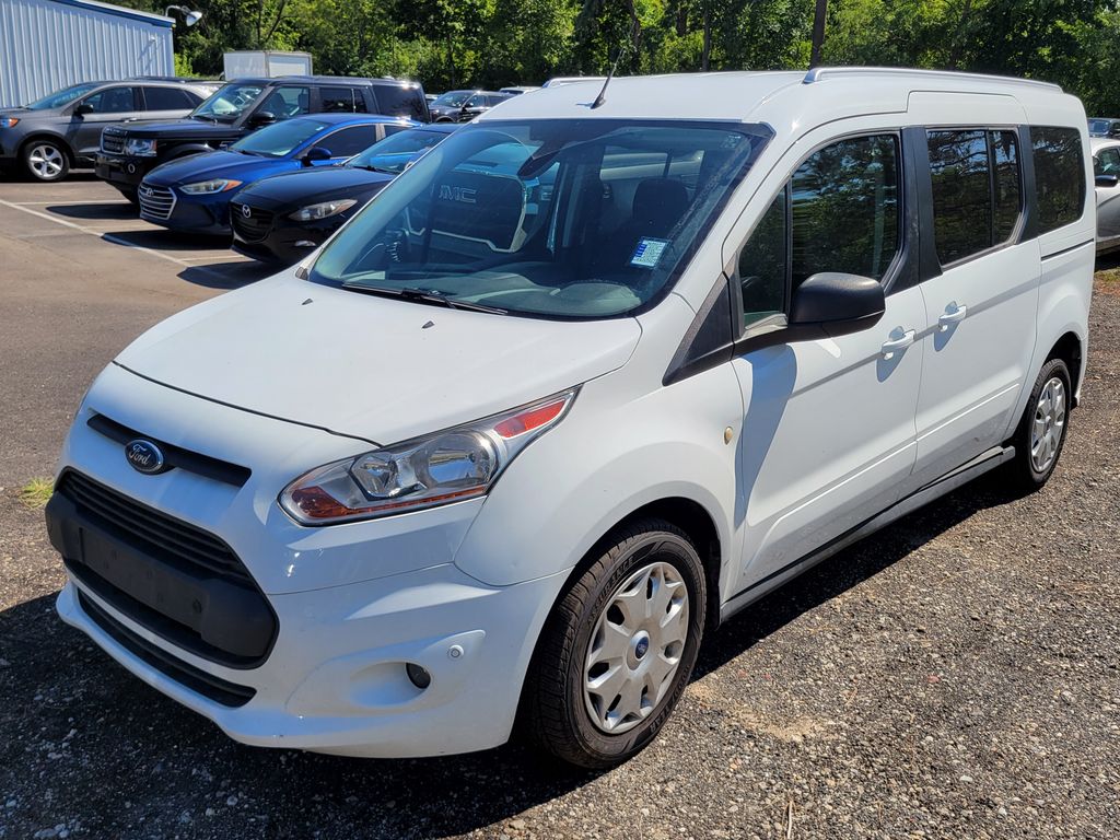 Frozen White 2018 Ford Transit Connect Van Front-Wheel Drive 6-Speed Automatic