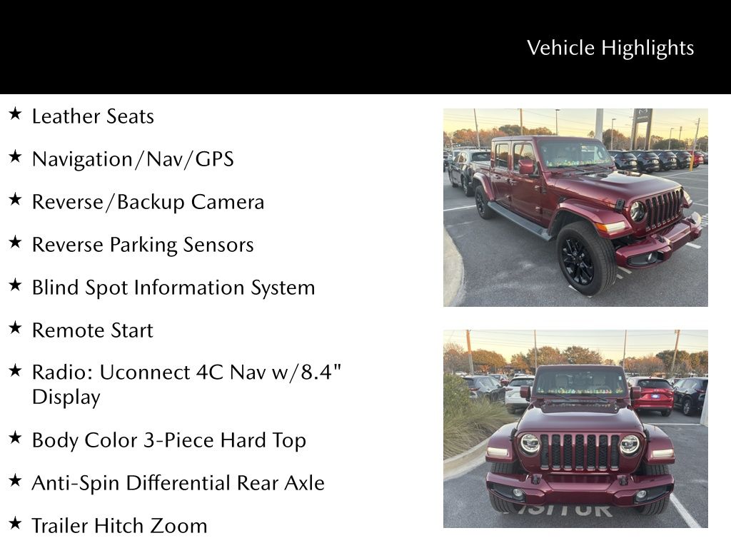 2021 Jeep Gladiator High Altitude 4X4