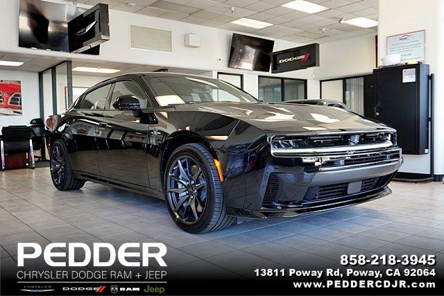 Diamond Black Crystal Pearlcoat 2026 Dodge Charger Scat Pack Sedan AWD Sedan All-Wheel Drive 8-Speed Automatic