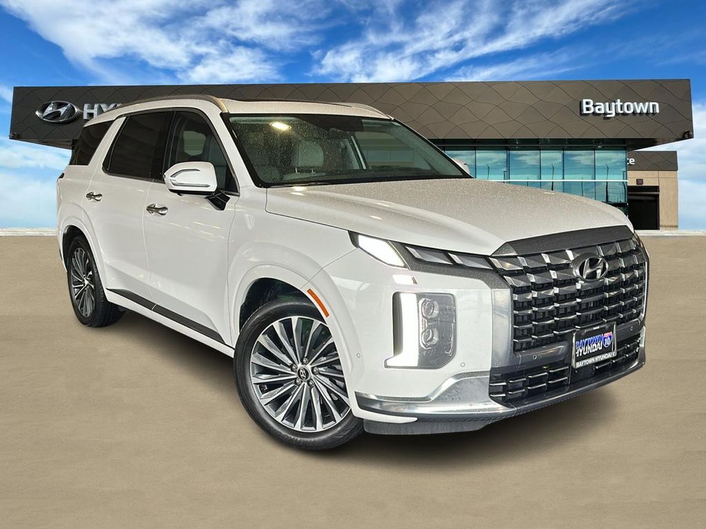 2023 Hyundai Palisade Calligraphy White at Baytown Hyundai