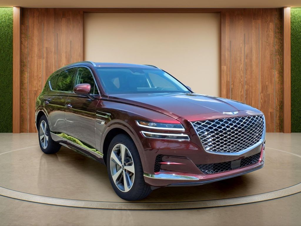 Red 2021 Genesis GV80 SUV / Crossover All-Wheel Drive 8-Speed Automatic