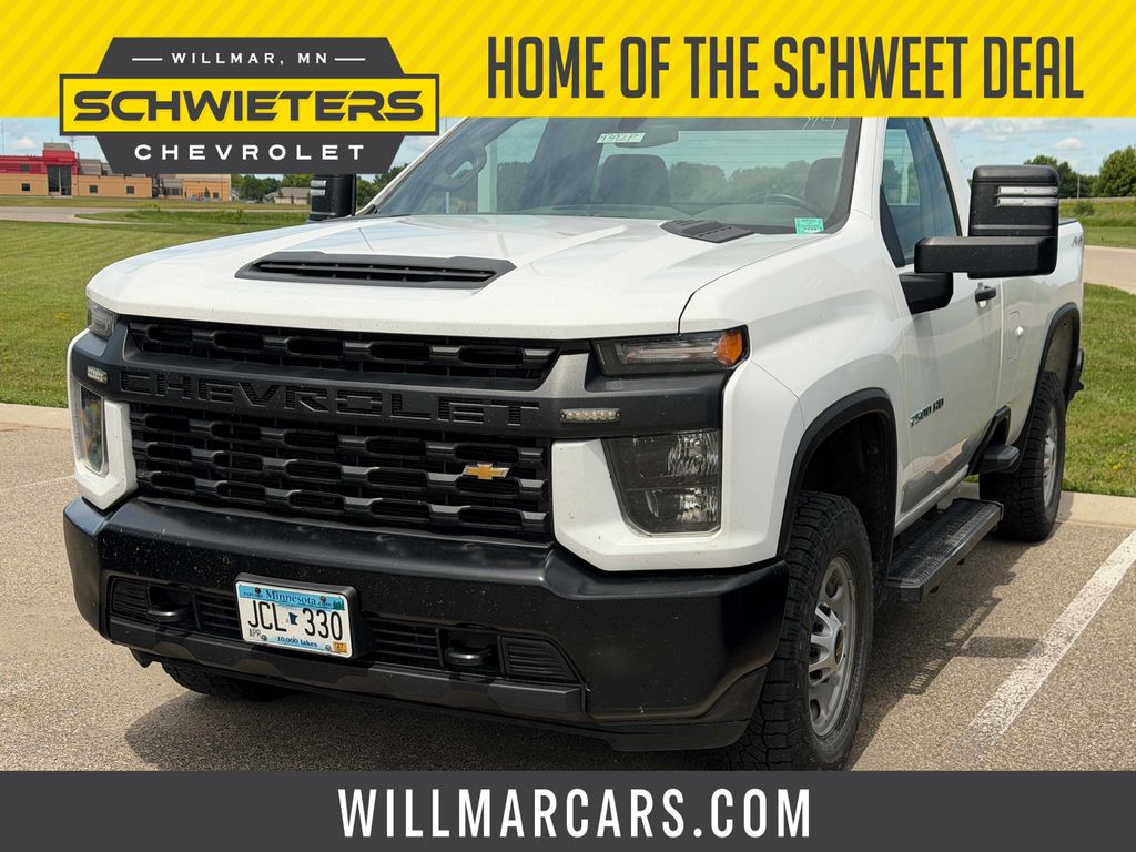 Summit White 2022 Chevrolet Silverado 2500HD Pickup Truck Four-Wheel Drive 6-Speed Automatic