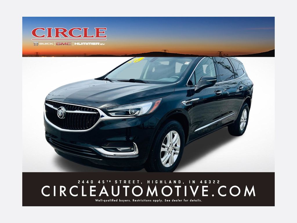 Black (Ebony Twilight Metallic) 2020 Buick Enclave Preferred FWD SUV / Crossover Front-Wheel Drive 9-Speed Automatic