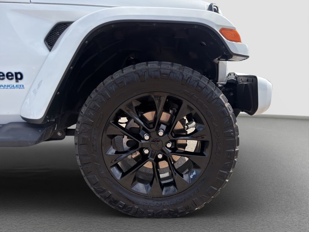 Used 2021 White Jeep Unlimited Sahara High Altitude 4xe image 22