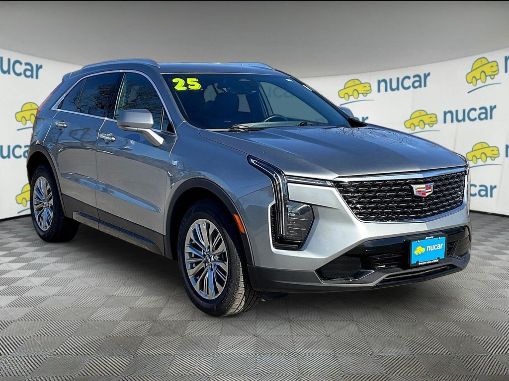 Silver 2025 Cadillac XT4 Premium Luxury AWD SUV / Crossover Four-Wheel Drive 9-Speed Automatic