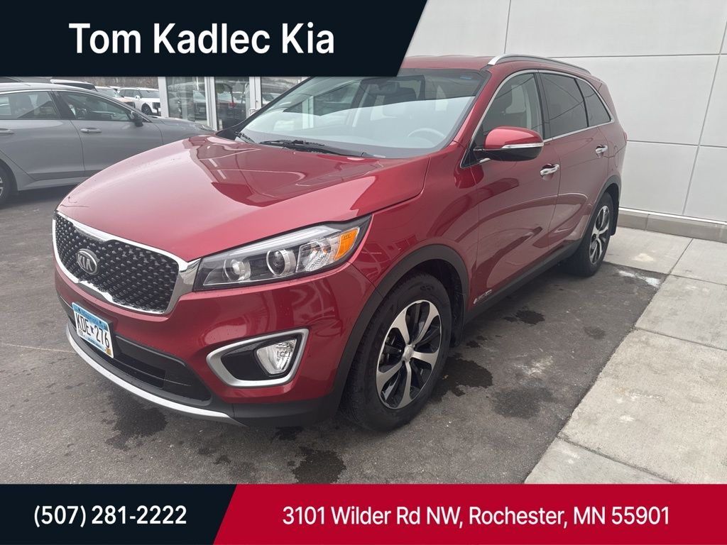 Remington Red Metallic 2017 Kia Sorento EX V6 AWD SUV / Crossover All-Wheel Drive 6-Speed Automatic
